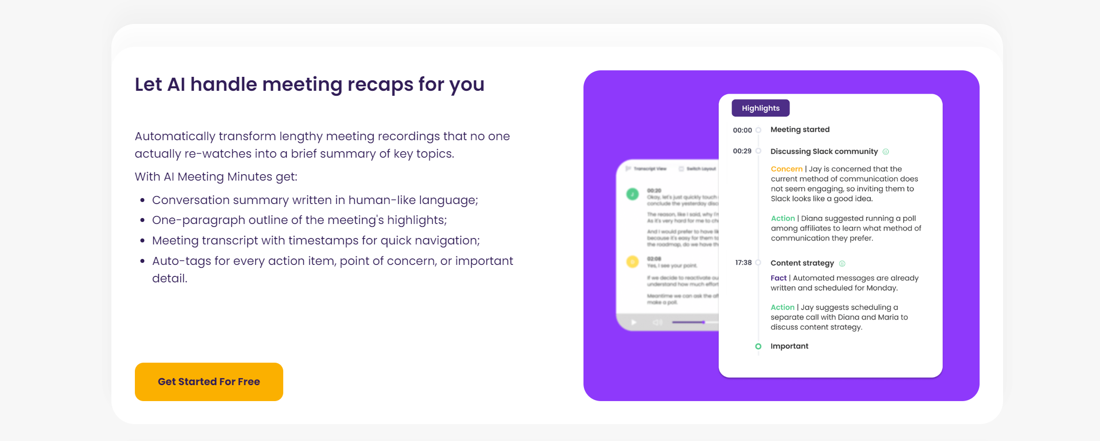 MeetGeek AI Demonstration